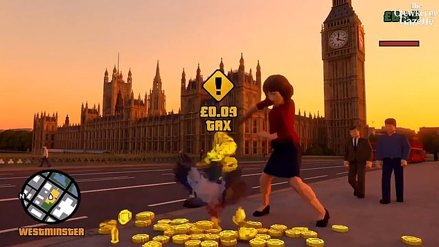 Reeves then takes on a less traditional form of taxation by hitting a pigeon and taking its coins