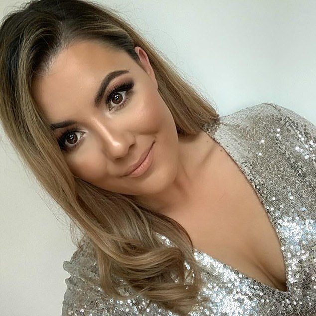 The bizarre case dates back to August when Gibbon was reportedly in a relationship with Jasmine Wyld (pictured) - the 33-year-old mother of his two grandchildren - when the pair became embroiled in a drunken row over his will in the pool at a luxury resort in Florida