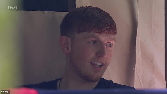 After the theft was uncovered, some celebs in camp including AngryGinge (pictured) laughed off Ruby's secret