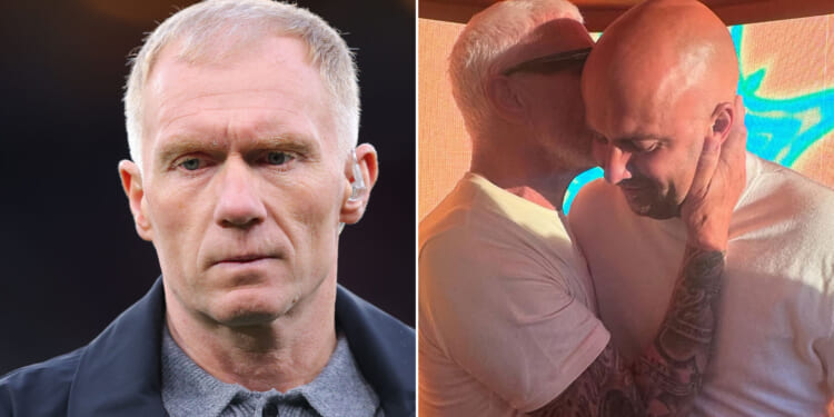 Paul Scholes blames Liverpool's downfall on 'disrespectful, classless' Arne Slot partying in Ibiza with Wayne Lineker