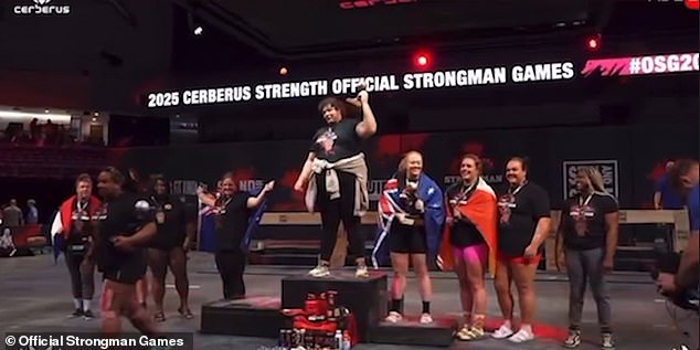 On Tuesday, Official Strongman Games released a statement saying Booker had been disqualified, and a new league table was issued placing Thompson at the top with 43 points