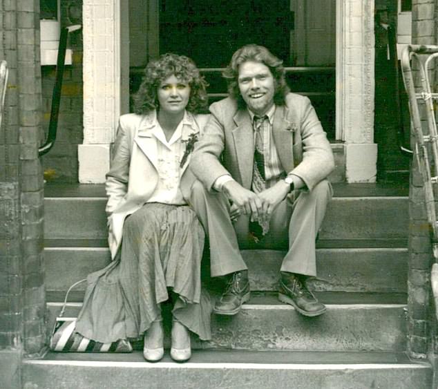 The earliest picture of Sir Richard and Joan. They met in 1976 at The Manor, a live-in recording studio for the company