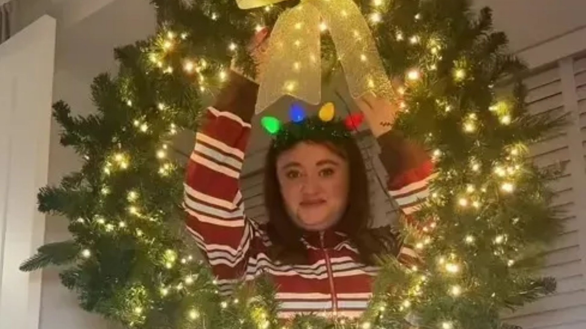 I couldn't afford to spend £500 on a huge wreath so DIY'd my own and saved hundreds