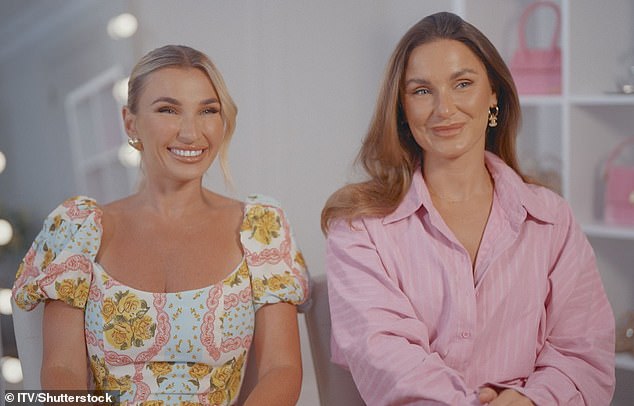 Sam fell out with her sister Billie (left) after Sam moved from Essex to her £2.25million dream home in Surrey in 2020