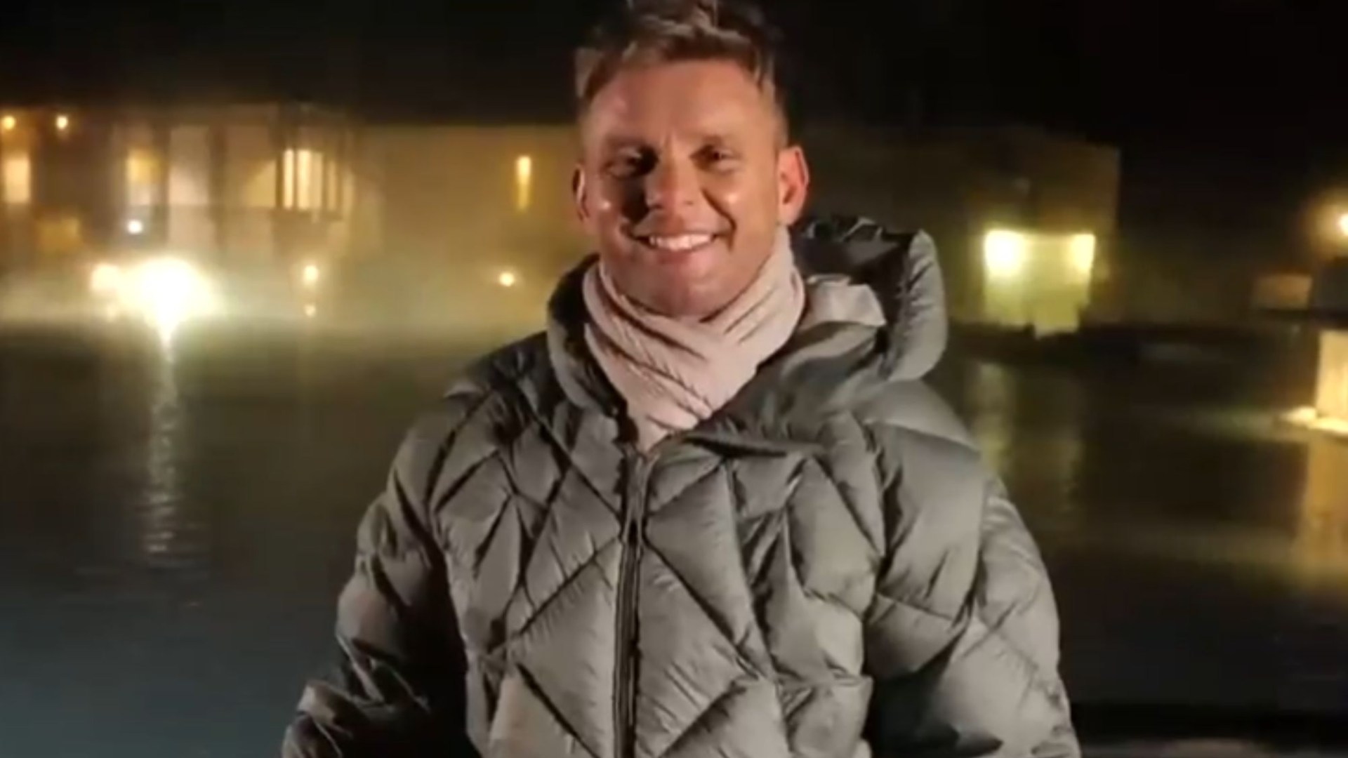 Jeff Brazier puts on a brave face as he returns to TV for the first time since breaking silence on split from wife Kate