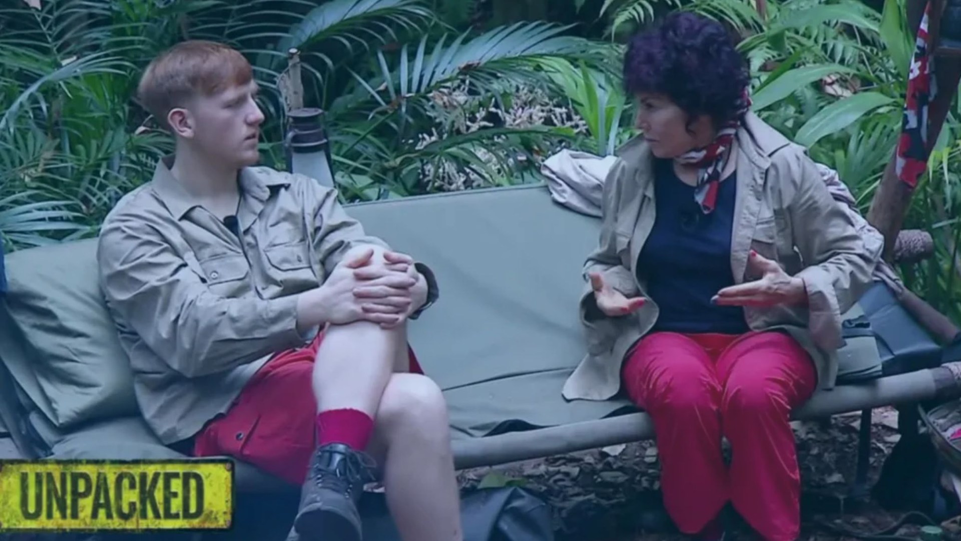 I'm A Celeb's Angry Ginge says he 'wouldn't say no' as Ruby Wax asks him about fellow campmate