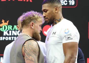 Anthony Joshua 'putting career at risk', claims Frank Warren as boxing promoter hails Jake Paul