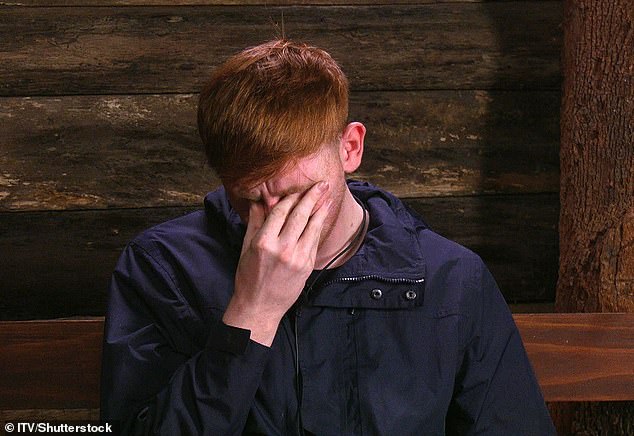Ginge - whose real name is Morgan Burtwistle - cried in the Bush Telegraph and said he was having a "down day"