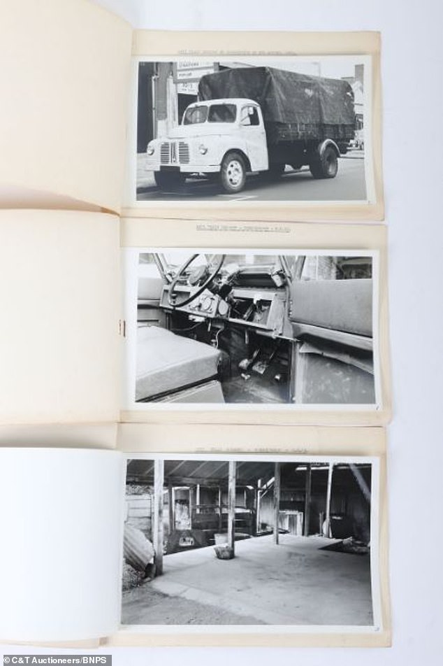 More of the photos that were taken by police at Leatherslade Farm