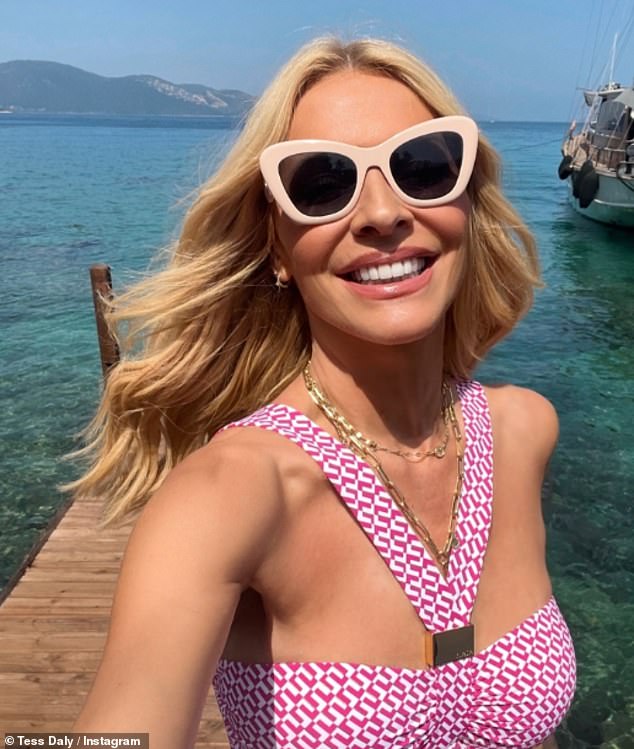 She added: 'Dinner, I really look forward to dinner, I make an effort to cook something nice for dinner, maybe tuna in a teriyaki sauce or a roasted salmon with a bit of chili'