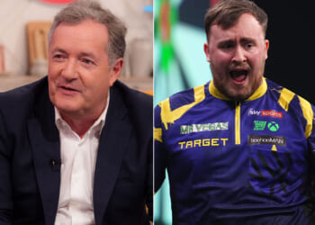Piers Morgan calls out Luke Littler for clash at World Championship at Ally Pally.. and reveals his darts nickname