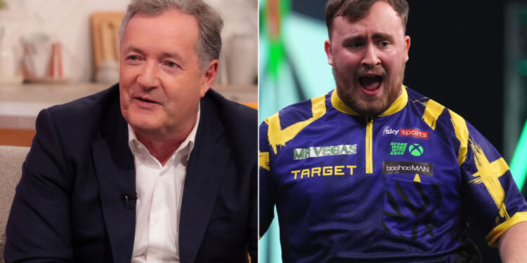 Piers Morgan calls out Luke Littler for clash at World Championship at Ally Pally.. and reveals his darts nickname