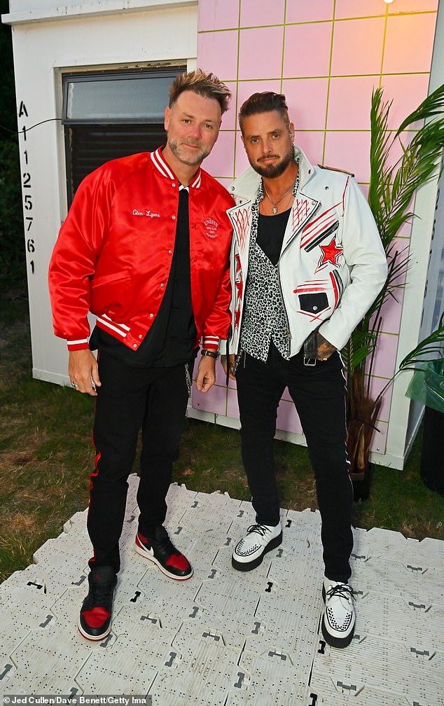 Brian has since teamed up with former Boyzone star Keith Duffy to form Boyzlife, with the pair releasing their debut album Strings Attached in 2020 (seen together in August)