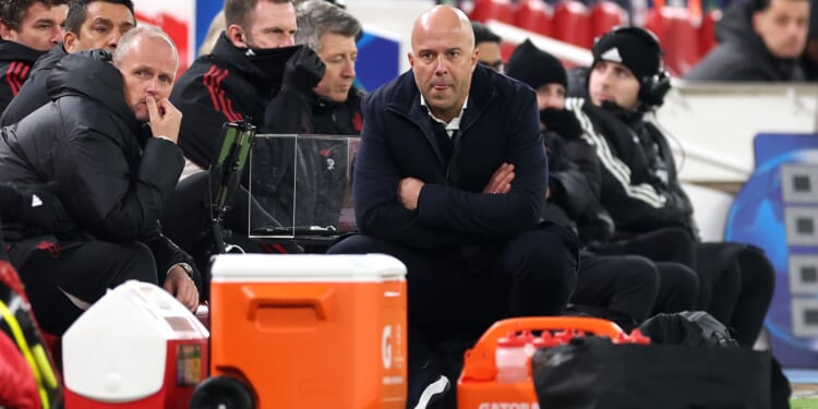 'Arne Slot Out' trends on X as frustrated fans finally give up on Liverpool boss after equalling unwanted 33-year record