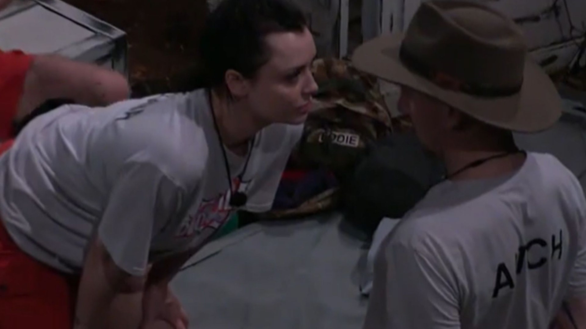 I'm A Celebrity romance hots up as Aitch and Shona have a pillow fight