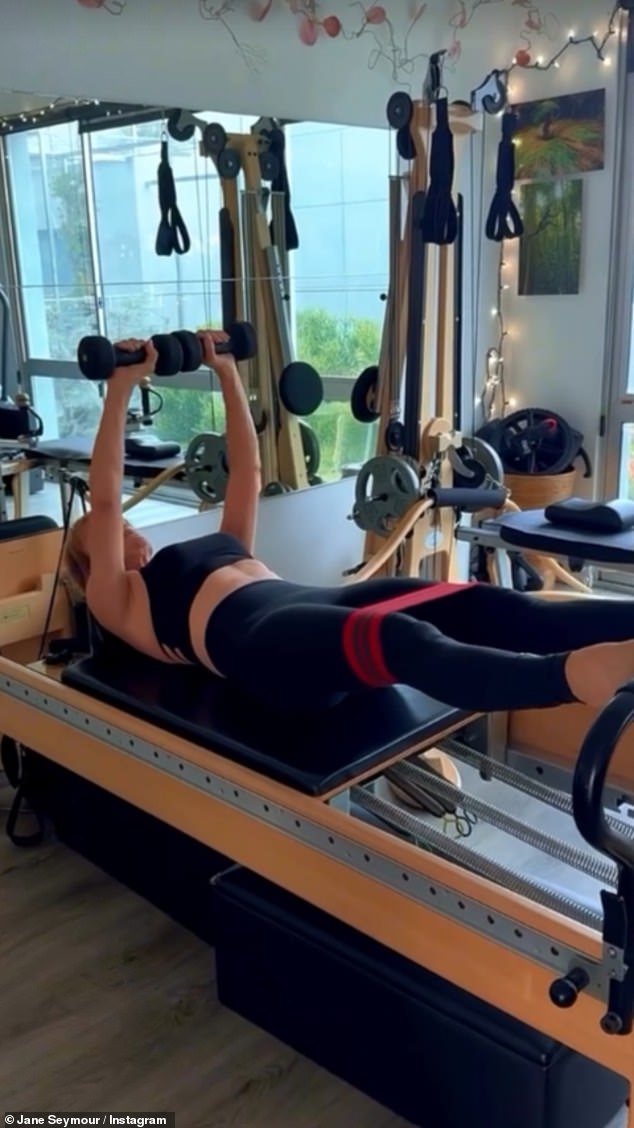 'I'm really good about getting up in the morning. If you've had children, you know you get up when you get up,' Seymour said, referencing her six adult children