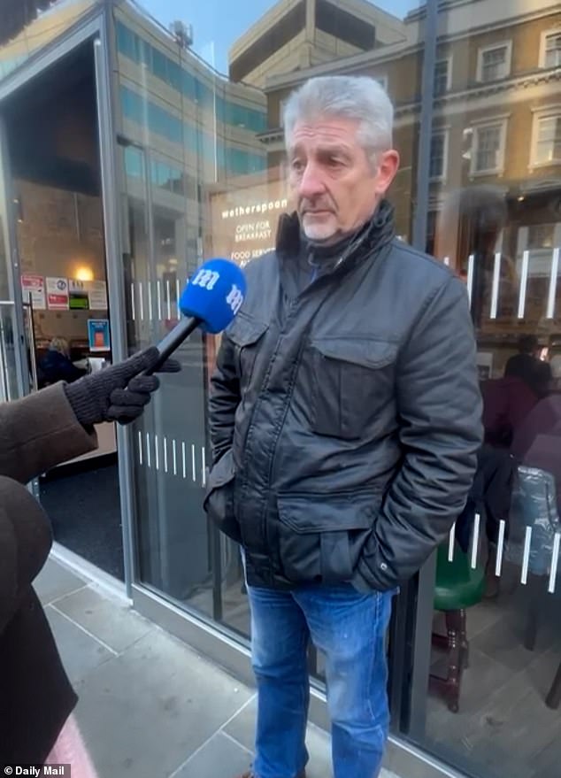 Dwayne Williams, a 65-year-old retired police officer, said Britain's benefits system is flawed and there is not enough incentive to get people working