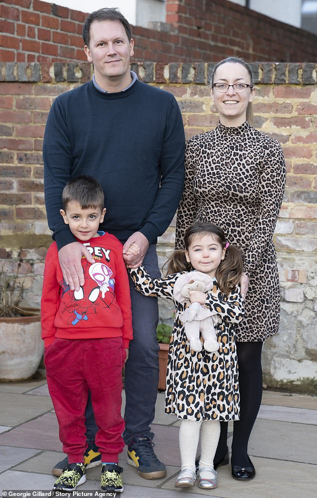 James Sponder and his wife Daniela live in south London with their children, Luca and Alessia