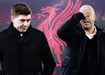 'Not good enough' - Gerrard delivers verdict on Liverpool's worst run of form in 72 YEARS after shock home loss to PSV