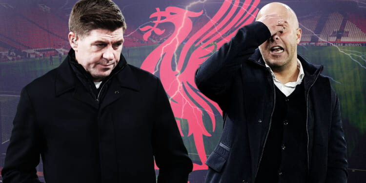 'Not good enough' - Gerrard delivers verdict on Liverpool's worst run of form in 72 YEARS after shock home loss to PSV