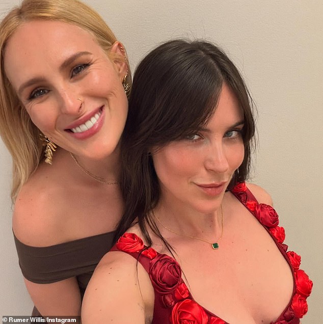 The Sailing songstress was joined in the ballroom at Television City Studios by her younger sister Scout Willis (R) rocking a red rosette top