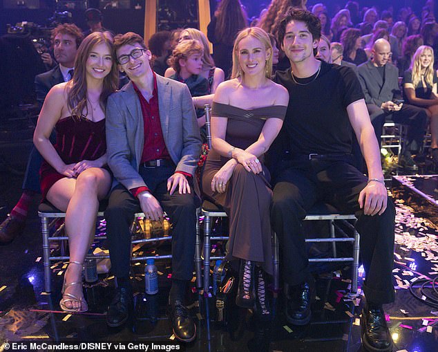 Willis wrote on Tuesday: 'You both are such special human beings I¿m so grateful to know you both. You are winners in my eyes. So proud of you both'