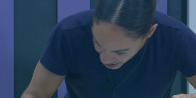 Watch horrifying moment Alex Scott vomits on air during stomach-churning challenge as camp splits into two