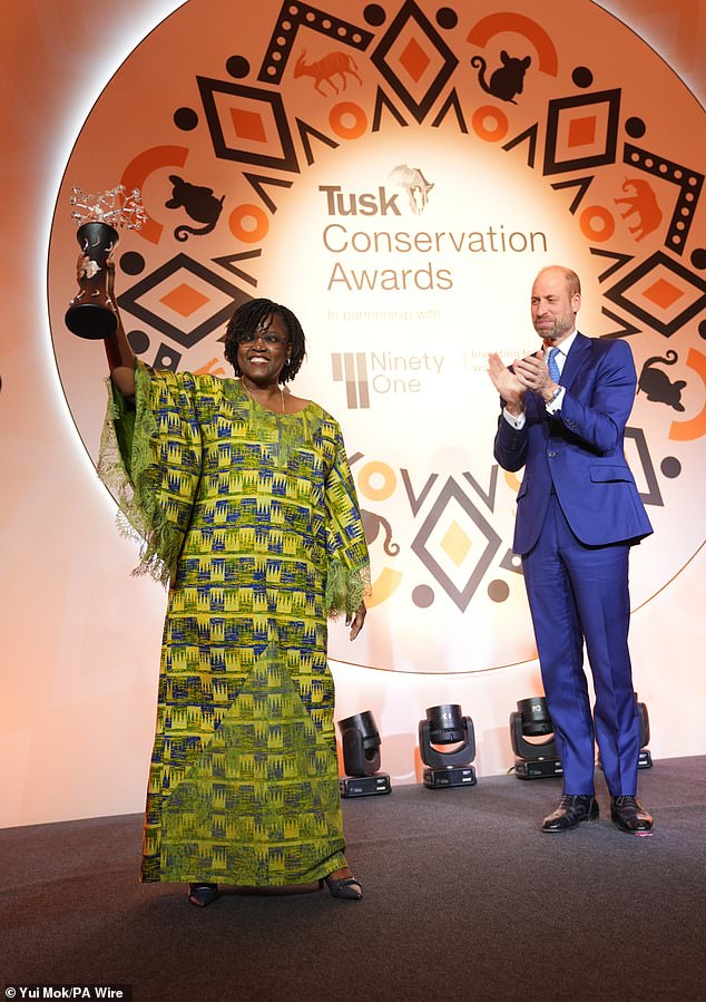 The Tusk Award for Conservation in Africa went to Rahima Njaidi, who has established a Tanzanian community-led forest conservation network (seen)