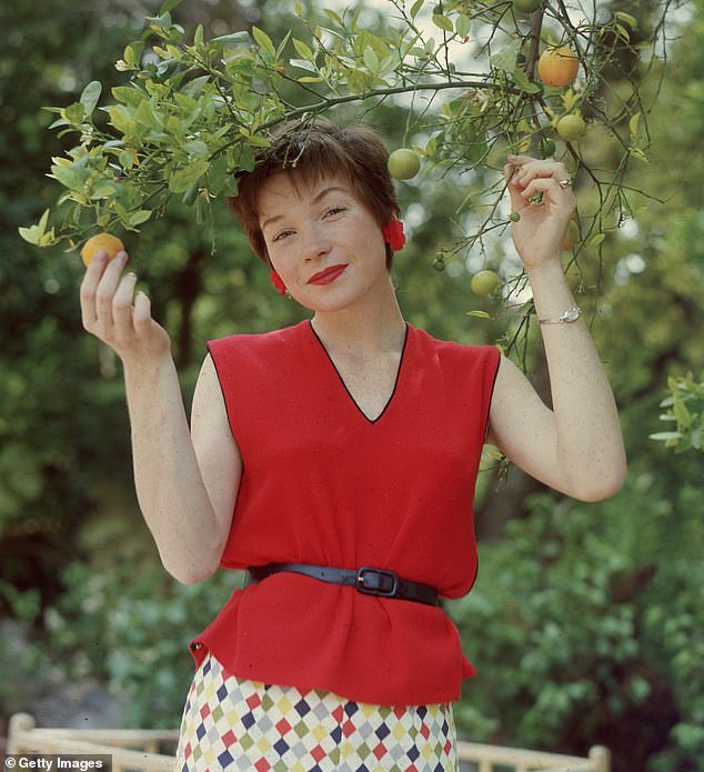 'I started my dance training at age three and stopped at about 67. It taught me discipline, loving music, working with people and dealing with pain,' MacLaine expressed; seen in 1955