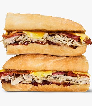 Assistant Lifestyle Editor Elmira Tanatarova rated the Greggs Christmas Lunch Baguette (£3.95) a 5/5