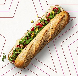 Travel Writer Alesia Fiddler rated the Pret Brie, Cranberry and Pistachio Baguette (£4.99) a 5/5