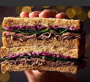 The Co-op Irresistible Beef Wellington Inspired Sandwich (£4.40) was rated 4.5/5 by Senior Lifestyle Writer, Eleanor Dye