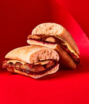 Lifestyle Writer Ella Rayment Ward rated the Caffe Nero Pigs Under Blankets Panini (from £5.55) a 4/5