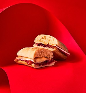 Travel Writer Alesia Fiddler rated the Caffe Nero Brie, Bacon and Cranberry Panini (from £5.55) a 4/5