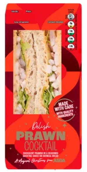 Assistant Lifestyle Editor Elmira Tanatarova rated the Asda Prawn Cocktail Sandwich (£3.02) a 4/5