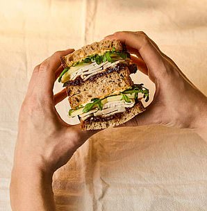 Lifestyle Writer Poppy Atkinson Gibson rated the Gail's Smoked Turkey & Swiss Cheese (£7.80) sandwich a 4/5