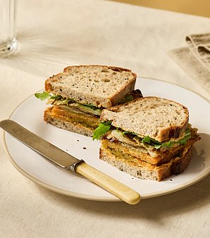 Lifestyle Writer Alice Wade rated the Gail¿s Squash and Chipotle fritter sandwich (£7) a 3/5