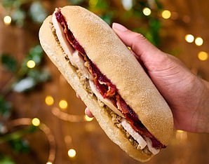 The Co-op Festive Feast Sub Roll (£3.30) was rated a 3/5 by Lifestyle Writer, Gina Kalsi