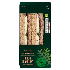 Lifestyle writer Poppy Atkinson Gibson rated the Waitrose Brie and Cranberry Sandwich (£3.75) 3/5