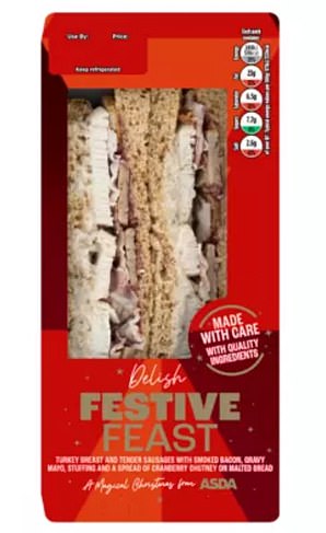 Data Writer Cameron Roy rated the Asda Festive Feast Sandwich (£3.02) a 3/5