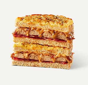 Lifestyle Writer Gina Kalsi rated Costa's Pigs and Blankets Toastie a 3/5 and said the bread let it down