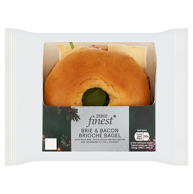 Senior Lifestyle Reporer Eleanor Dye rated the Tesco Finest Brie and Bacon Brioche Bagel (£4.50) a 2.5/5