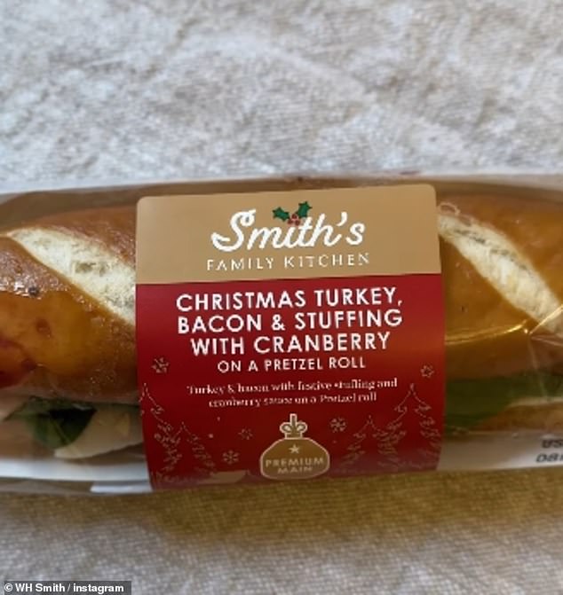 Trainee Reporter Marti Stelling rated the WhSmith Christmas turkey, bacon and stuffing with cranberry on a pretzel roll (from £4.50 to £6) a 2/5