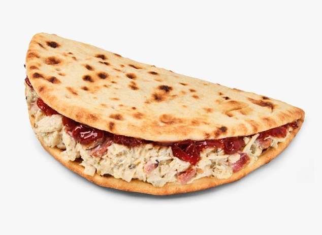 Senior Lifestyle Writer Eleanor Dye rated the Greggs festive flatbread (from £3.65) a 2/5