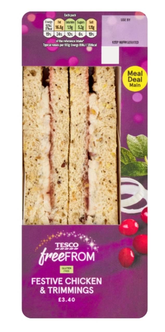 Data Writer Cameron Roy rated the Tesco Gluten Free Festive Chicken & Trimmings (£3.40) a 2/5
