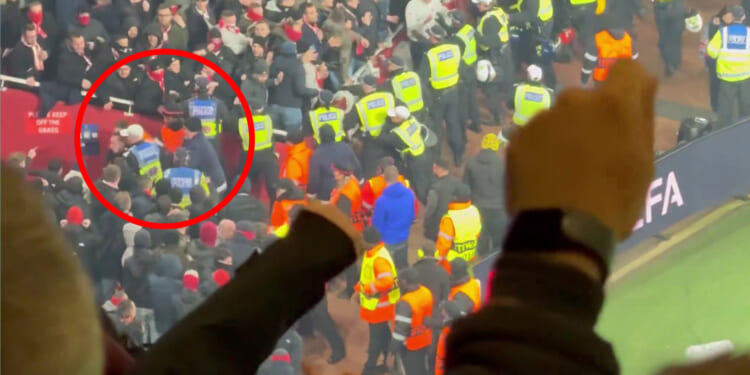 Watch as Bayern Munich fans clash with police and supporter is dragged down Emirates tunnel before Arsenal defeat
