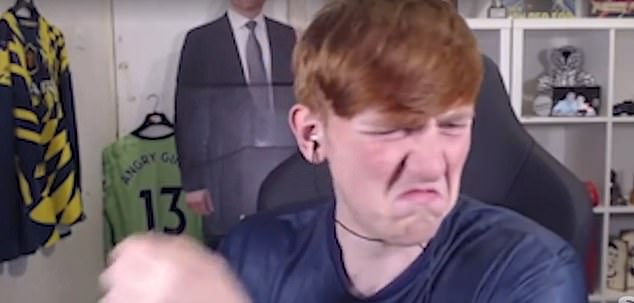 The popular streamer was visibly surprised and heartbroken