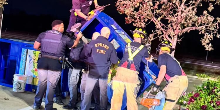 Haunting 911 call of man who died after getting trapped inside clothes donation box