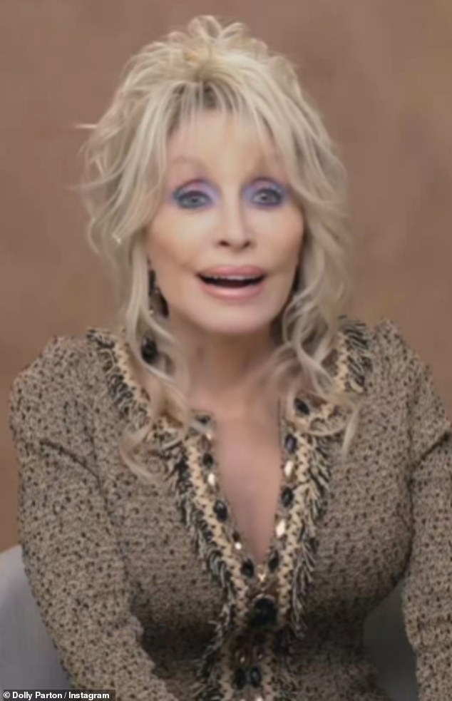 Dolly Parton used the holiday to try to reassure fans about her well-being, amid mysterious 'health challenges' that have required medical intervention