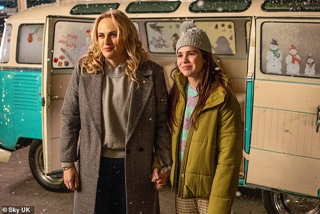 In the Christmas movie Tinsel Town, Teddy is making her acting debut playing the daughter of Rebel Wilson's character, Jill